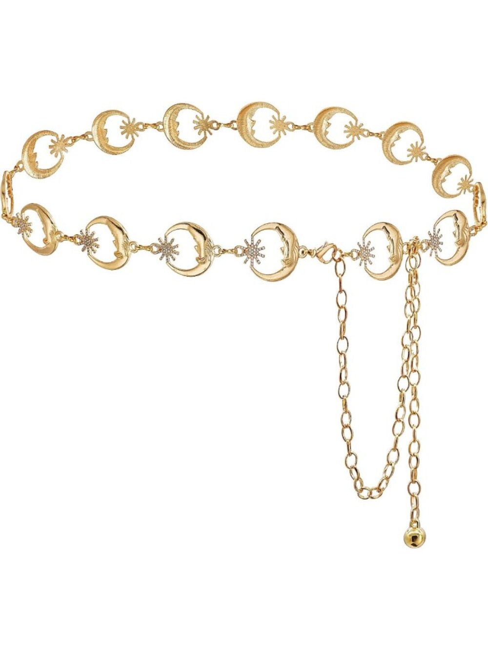 Chic Hollow Metal Chain Belt for Women | Stylish Waist Accessory for Dresses